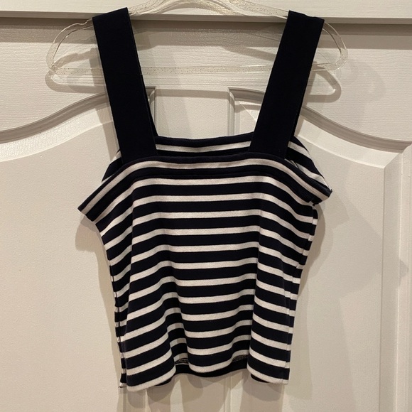 Ann Taylor Side Button Tank Top size S 100% cotton - Picture 2 of 8